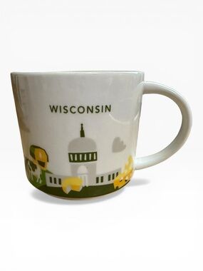 Starbucks "You Are Here" Collection Mug Featuring Wisconsin